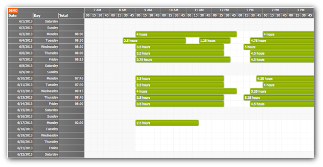 timesheet asp.net