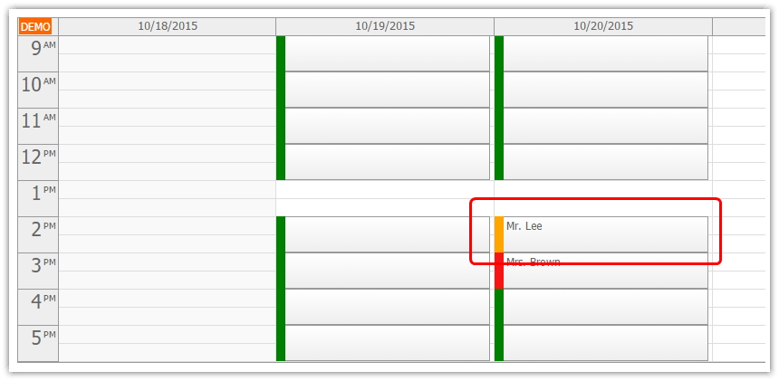 Slot booking js