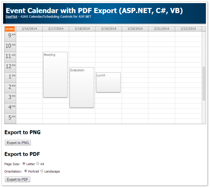 How to write custom events in asp net