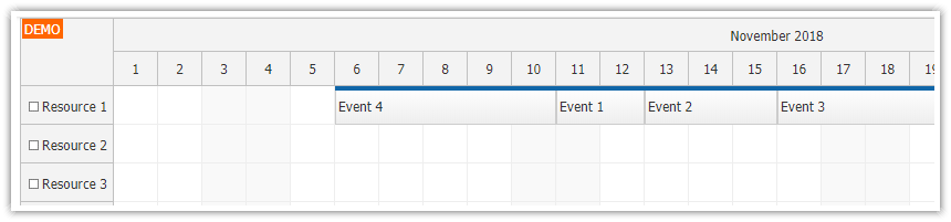 JavaScript Scheduler: Pushing Existing Events Forward (Drag and Drop ...